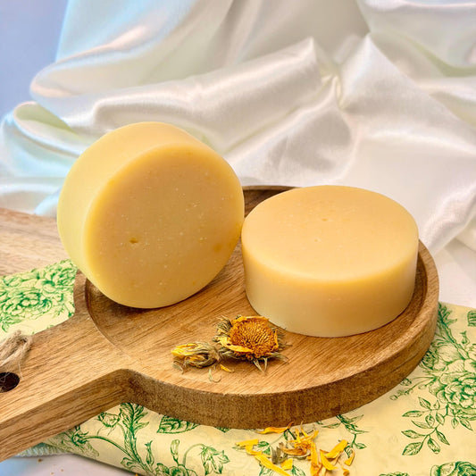 Goat Milk & Honey Soap ~5oz – Handcrafted Cold Process Soap